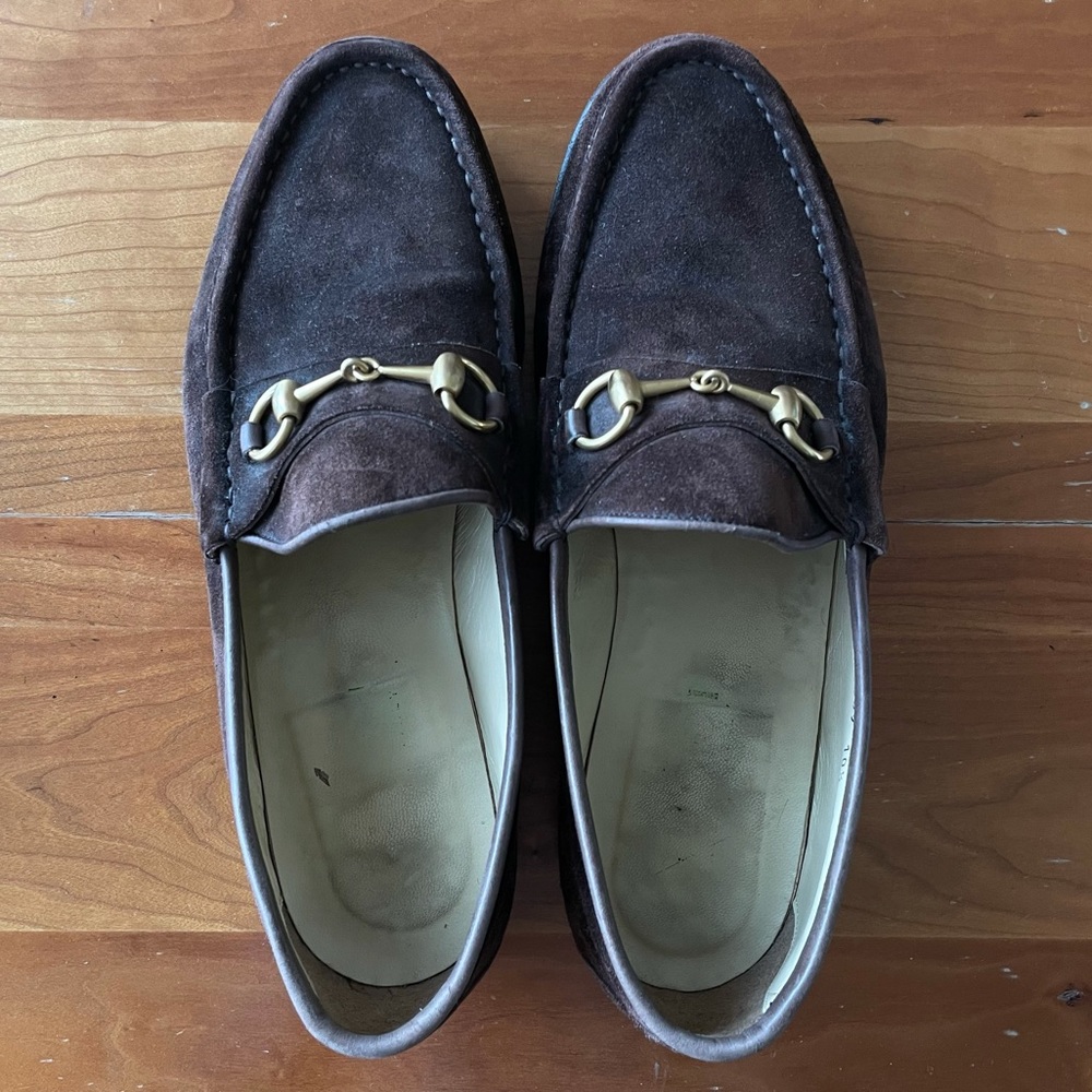 Vintage Brown Gucci Men’s Loafers